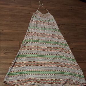 Mara Hoffman Multicolor Striped Maxi Dress small